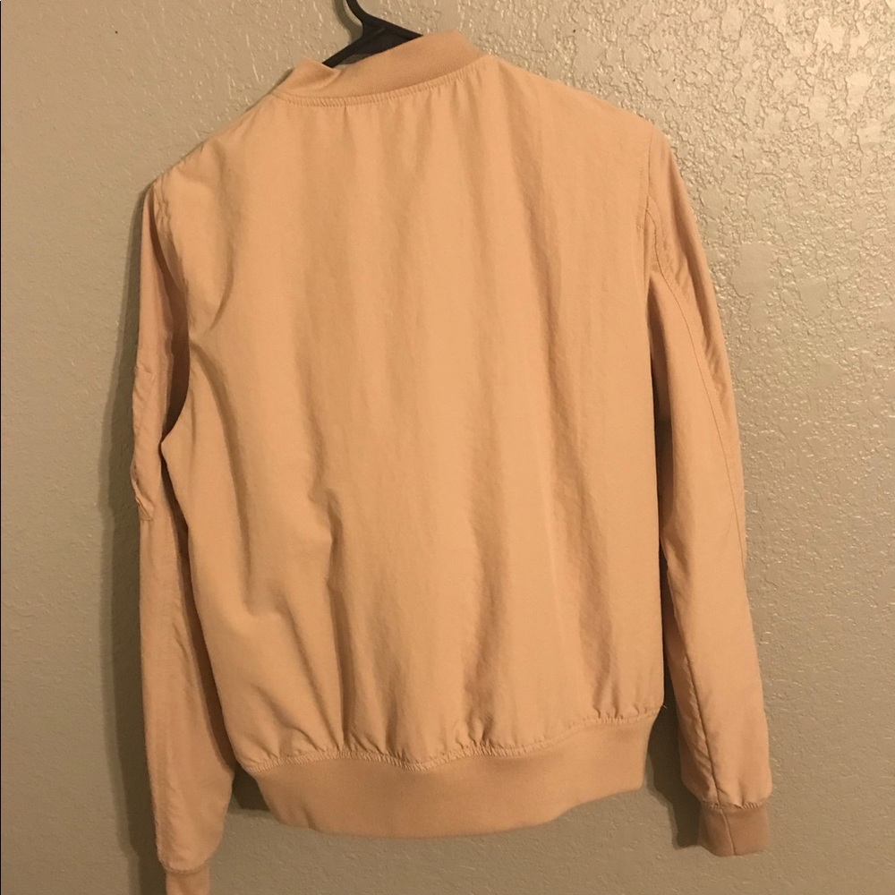 Zara Basic Light Pink Bomber Jacket - image 6